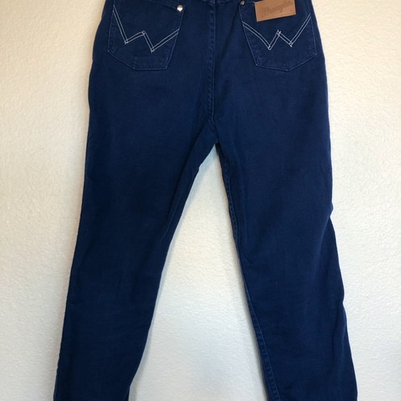 1960's Girl's Wrangler Blue Jeans - Picture 2 of 7